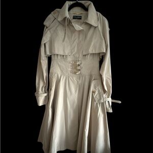 Dolce & Gabbana Long Sleeve Trench Dress